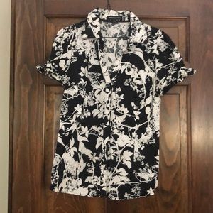 Express Deism Studio Button Down Shirt Size L